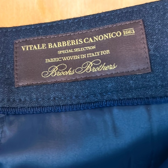 NWT Brooks Brothers Vitale Barbers Canonico Italian Dress Pants women’s size 8 - Picture 7 of 7